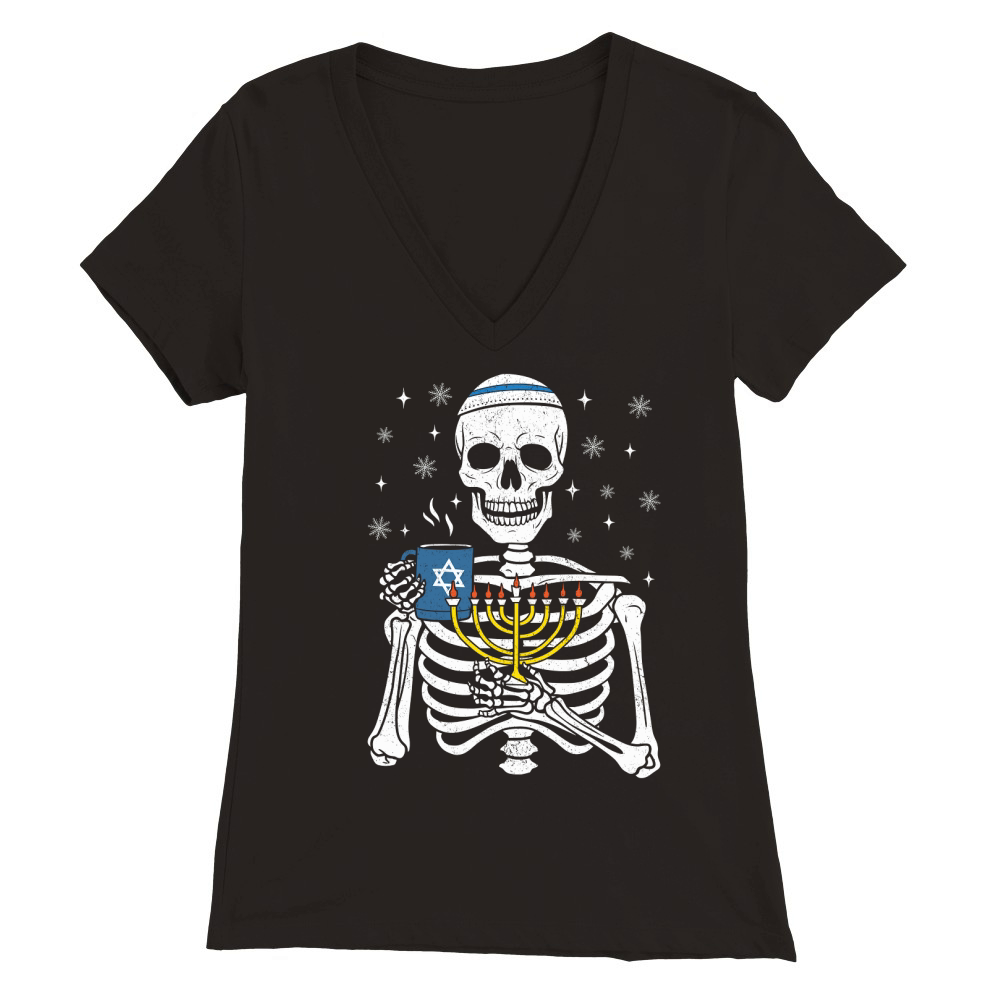 Hanukkah 1.03 Premium Womens V-Neck T-shirt