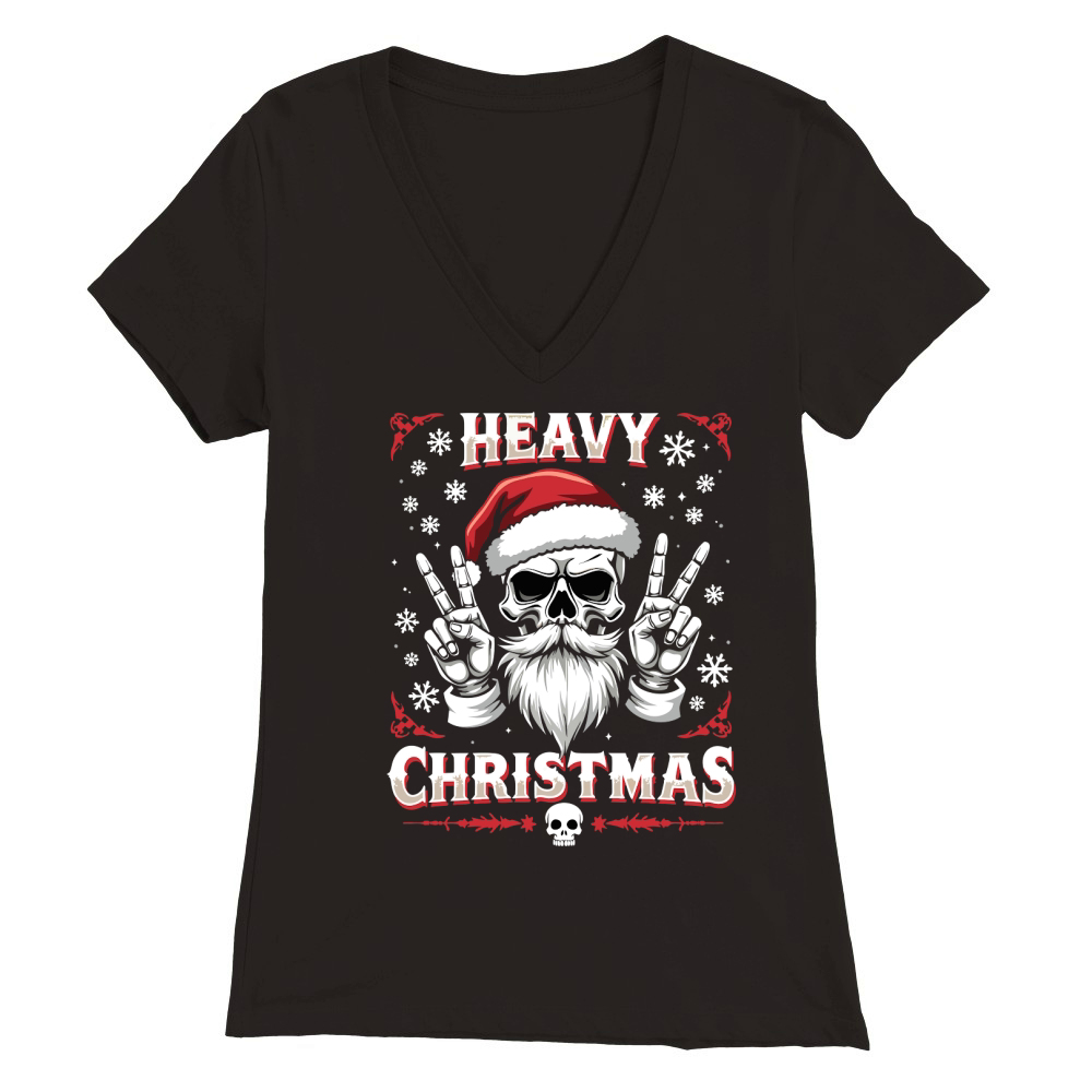 heavy christmas 1.01 Premium Womens V-Neck T-shirt