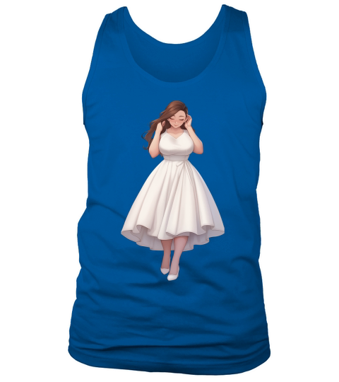 Beautiful Waifu Girl Sublimation Graphic Tank Top Unisex