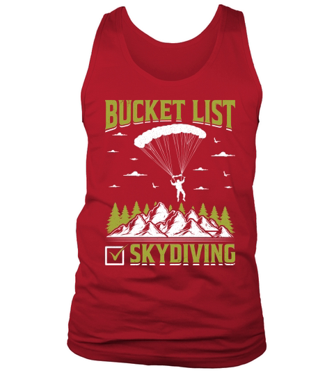 Bucket list skydiving 03 Tank Top Unisex