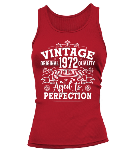 Vintage Birthday TShirt Design Bundle 1972 Tank top Woman