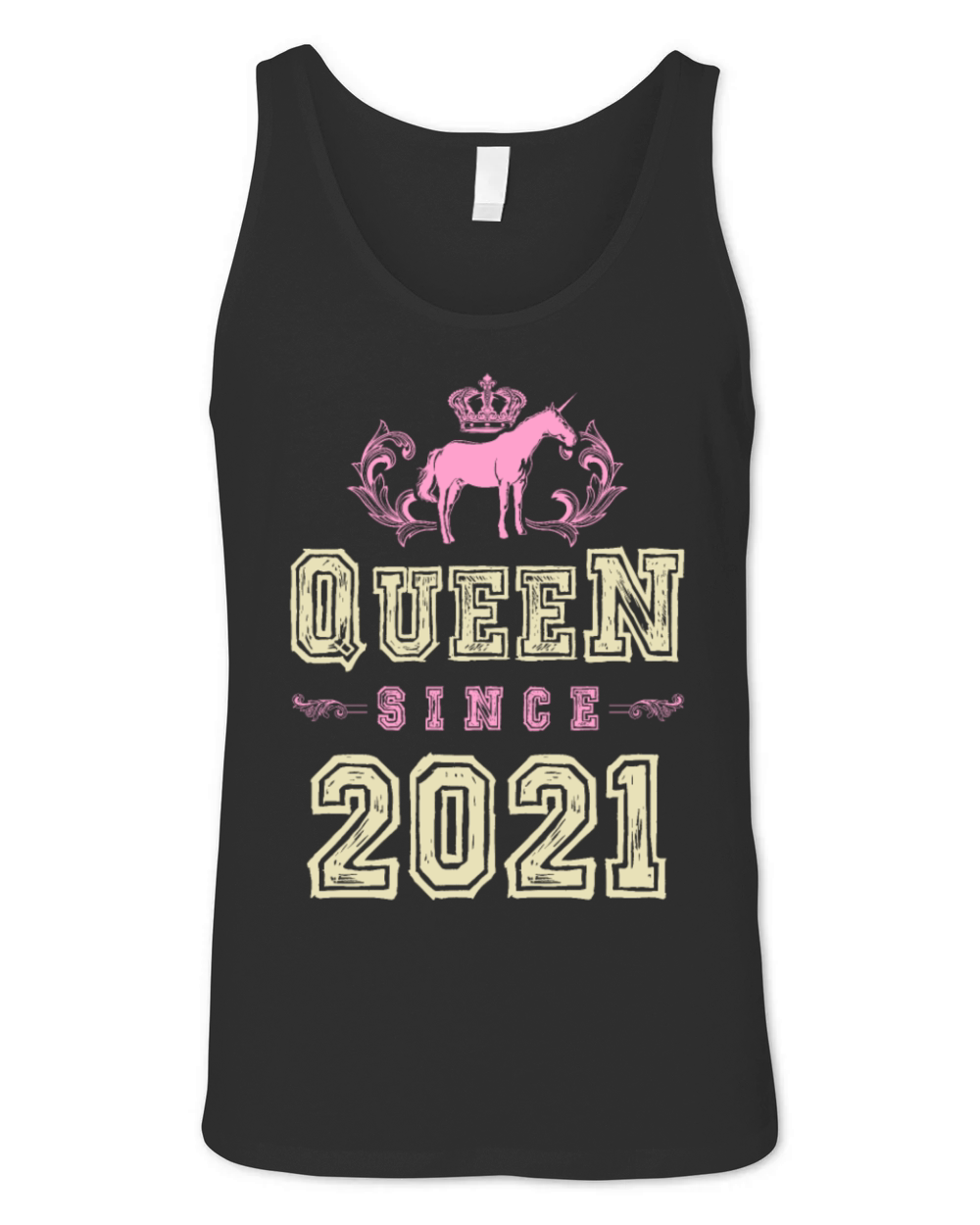 2021 Queen unicorn Unisex Jersey Tank