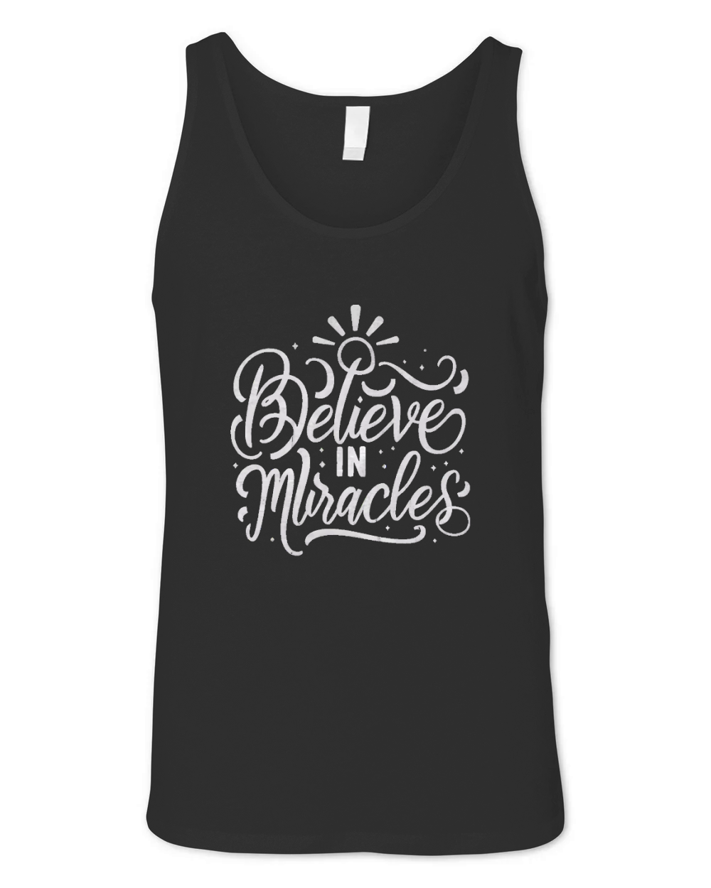 Believe in miracles 2 Unisex Jersey Tank