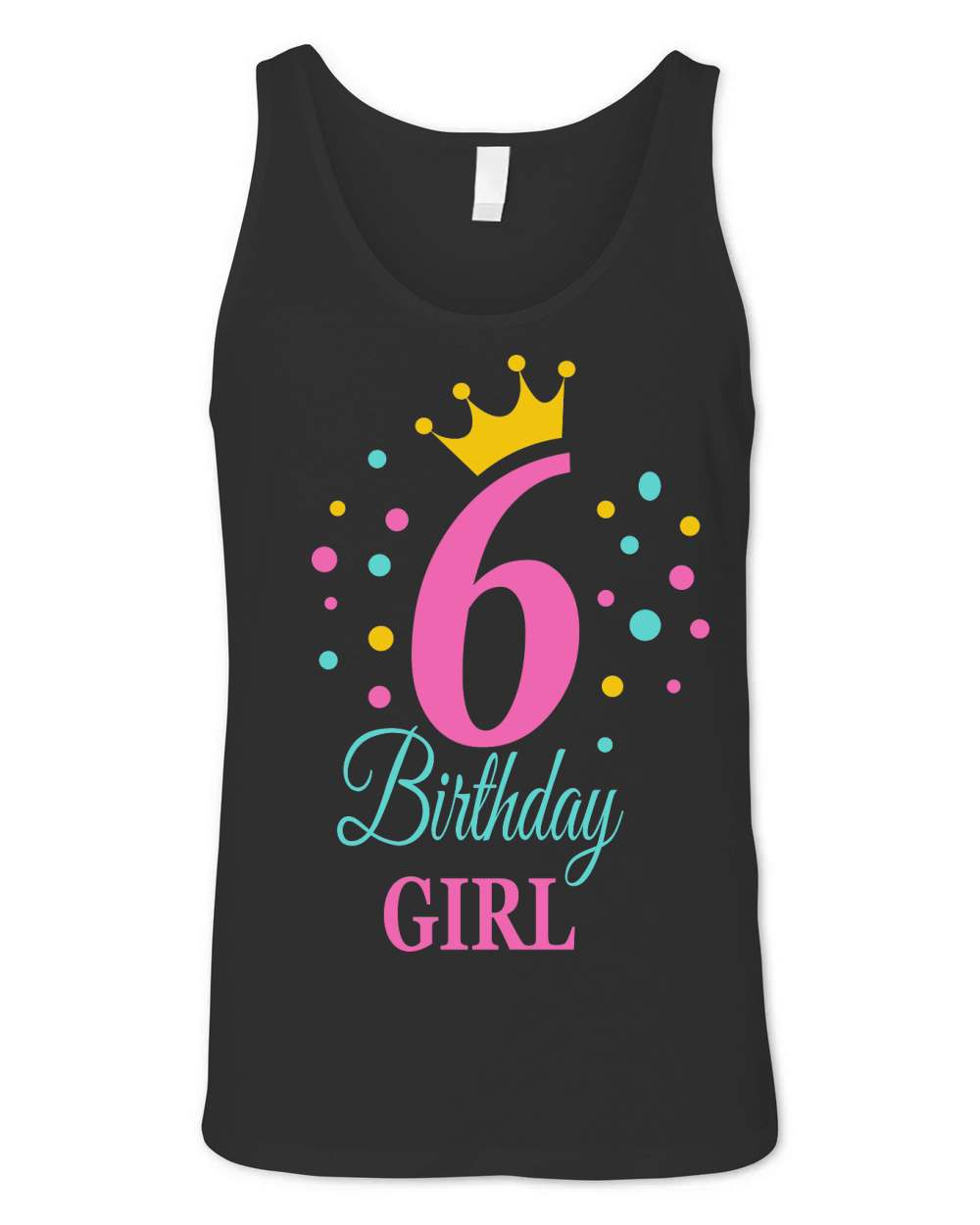 Birthday Girl, Birthday Princess Unisex Jersey Tank