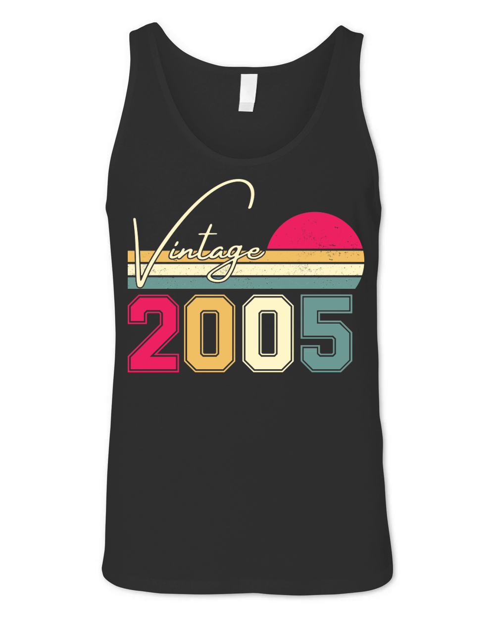 Birthday  Vintage Classic Born In 2005 Unisex Jersey Tank