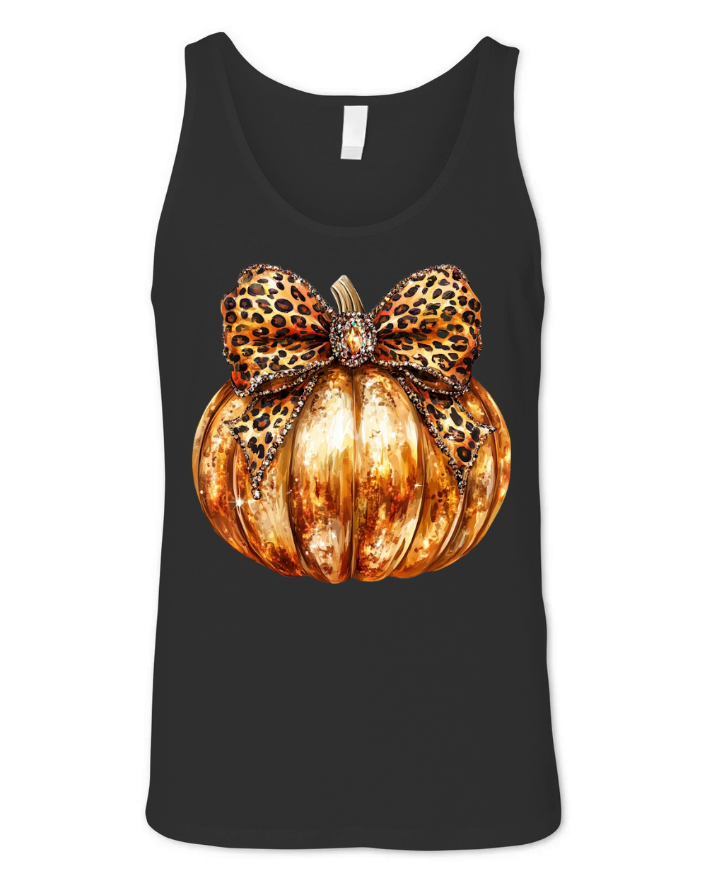 chino bow pumpkin 9 Unisex Jersey Tank