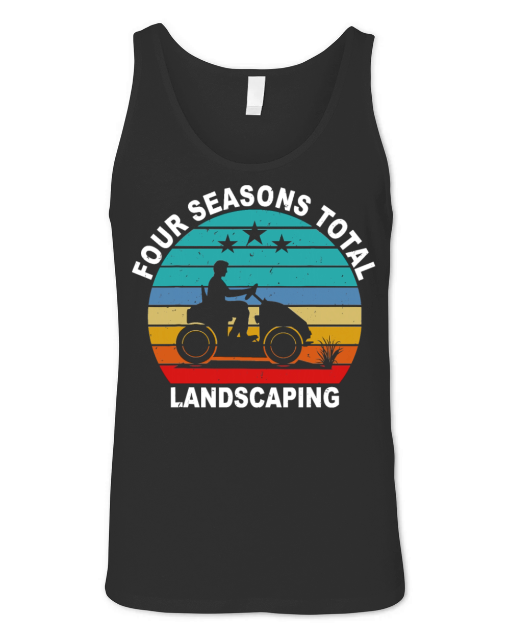 Four Season Total Landscaping Vintage Gift Unisex Jersey Tank