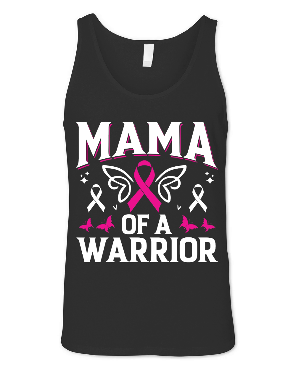 mother day   Mama of a warrior Unisex Jersey Tank