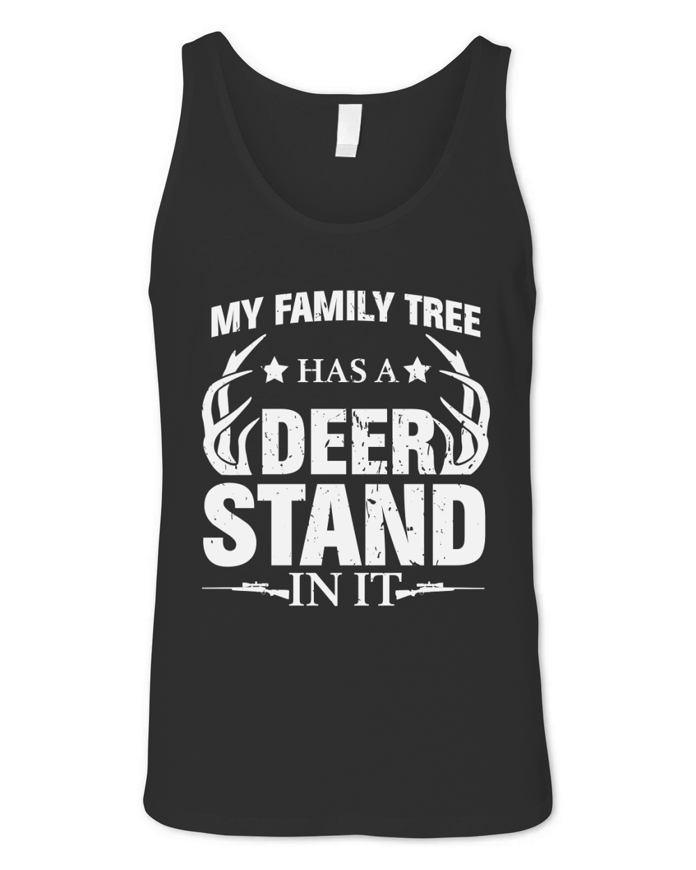 My Family Tree Has A Deer Stand In It Funny Unisex Jersey Tank