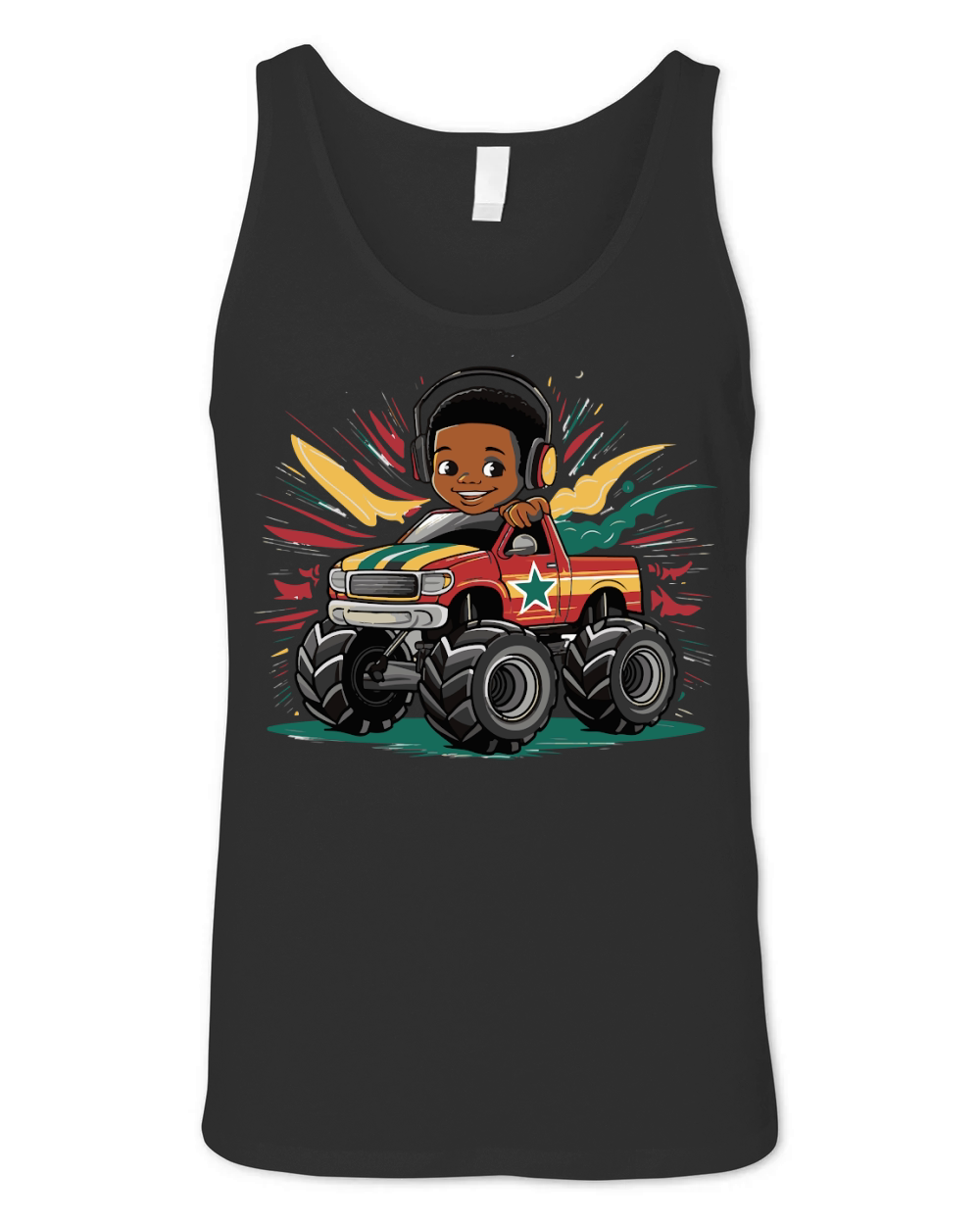 Truck boy 03 Unisex Jersey Tank