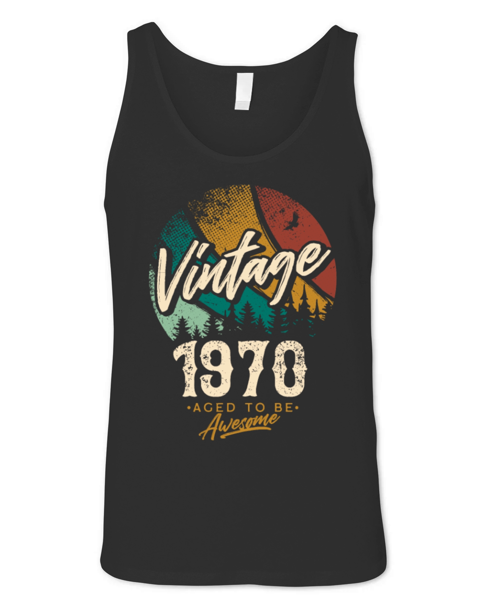 Vintage 1970 birthday gifts for men women bday Unisex Jersey Tank