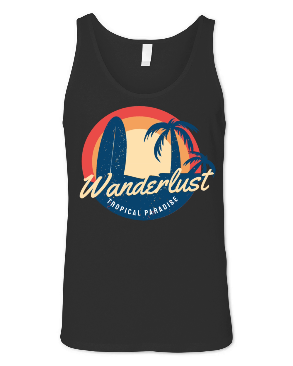 wanderlust sun Unisex Jersey Tank
