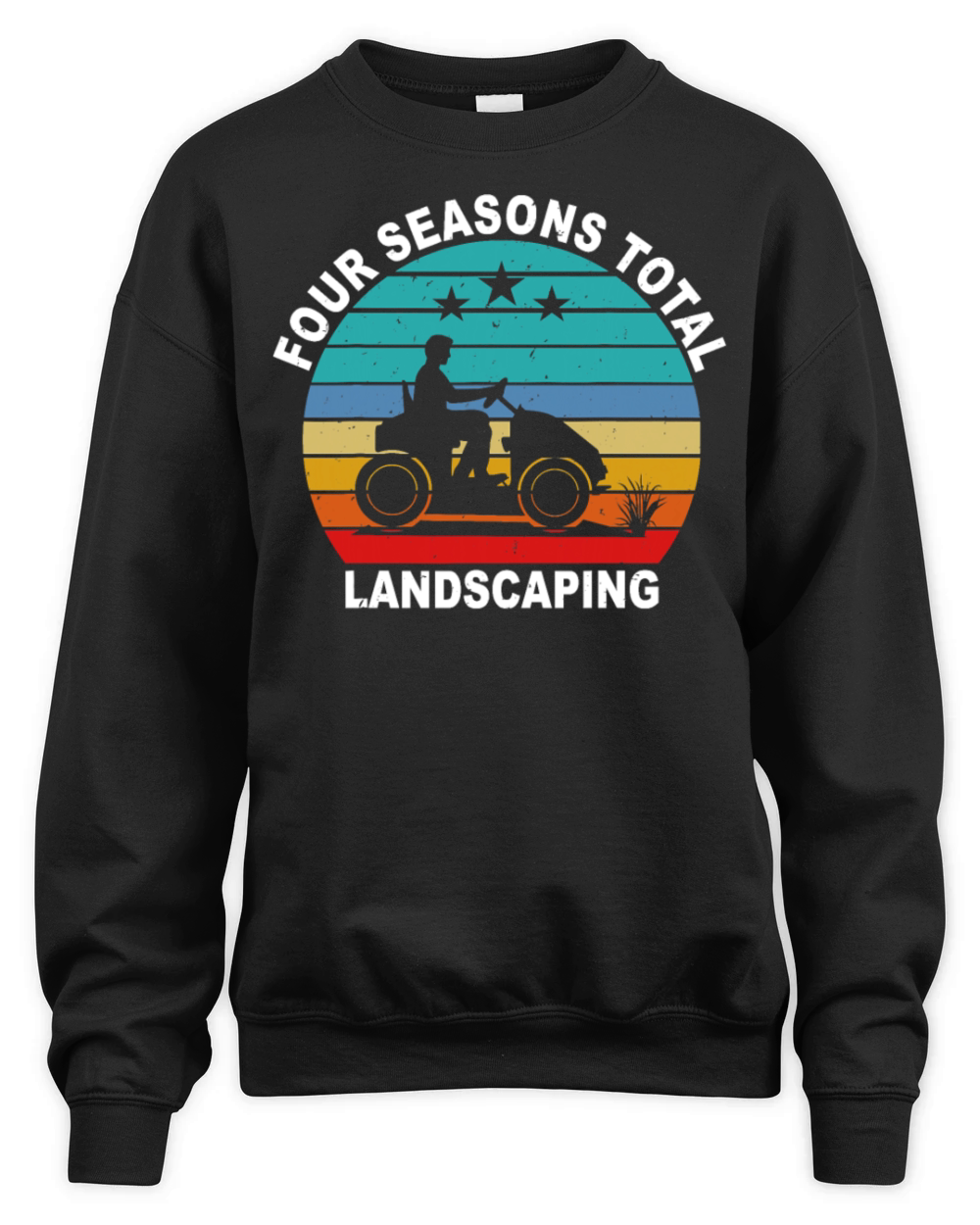 Four Season Total Landscaping Vintage Gift Unisex Premium Crewneck Sweatshirt