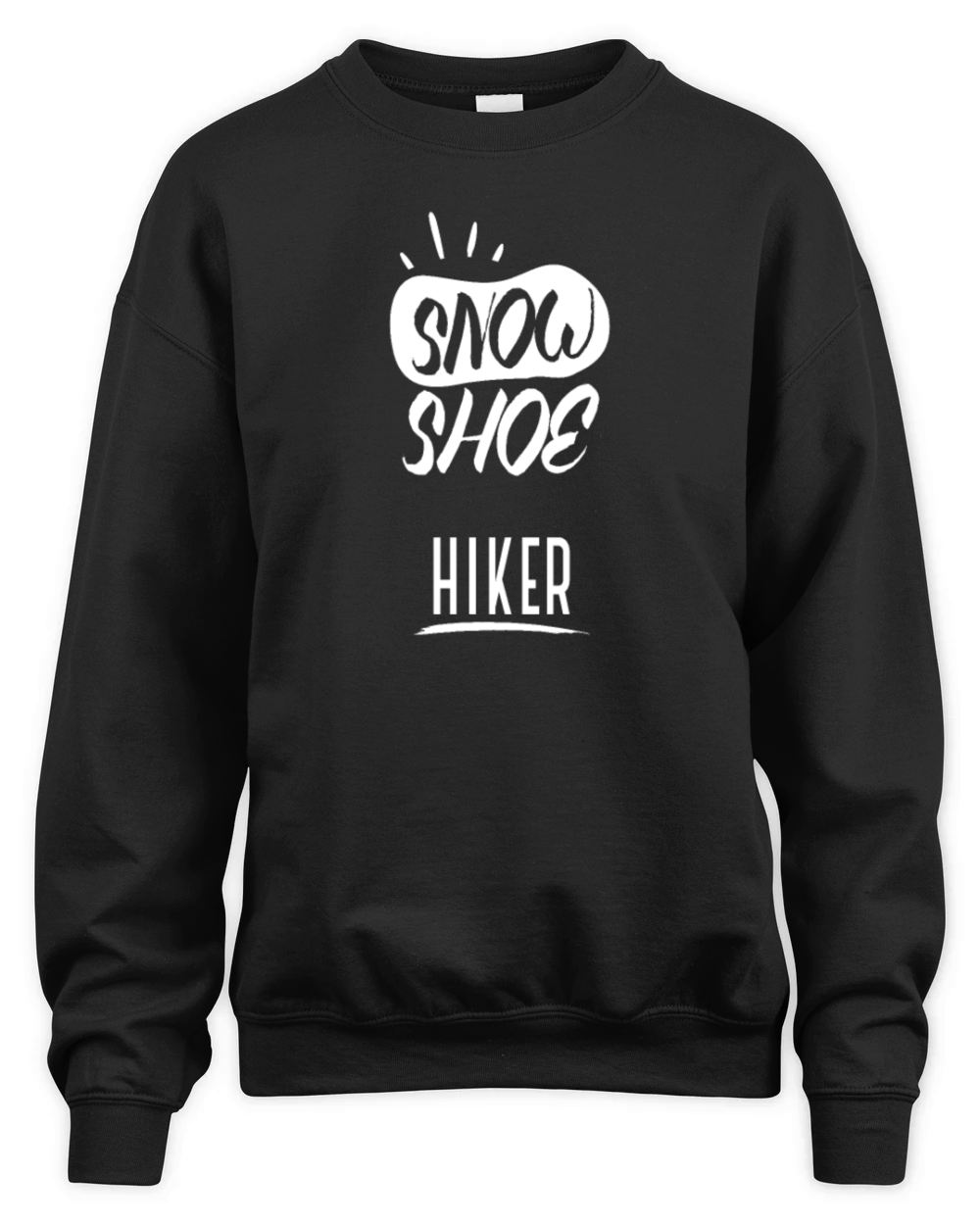 Snowshoeing Snowshoe Hiking Unisex Premium Crewneck Sweatshirt