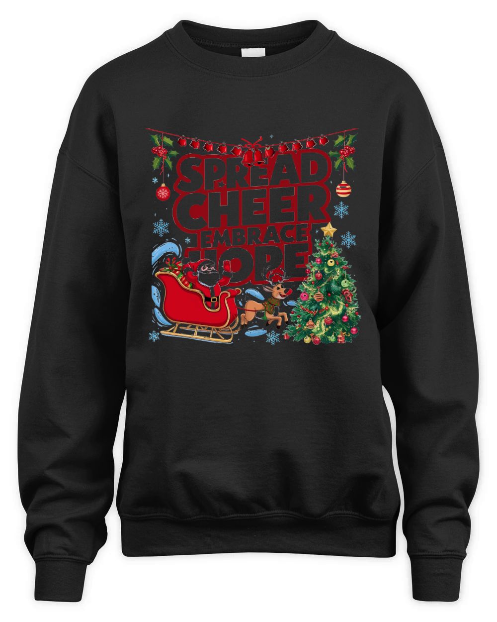 Spread Cheer Embrace Hope Unisex Premium Crewneck Sweatshirt
