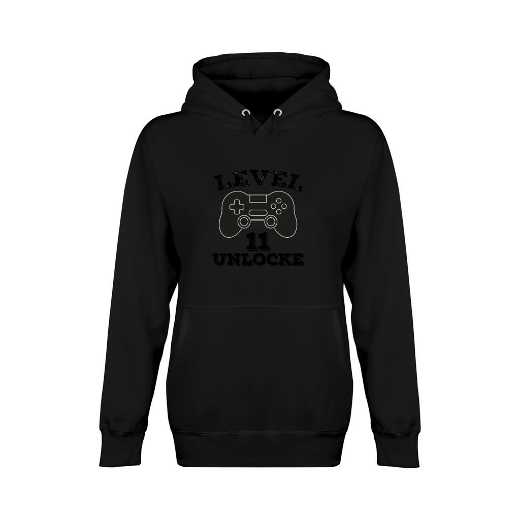 Level 11unlocked - 11th birthday gift Unisex Premium Pullover Hoodie