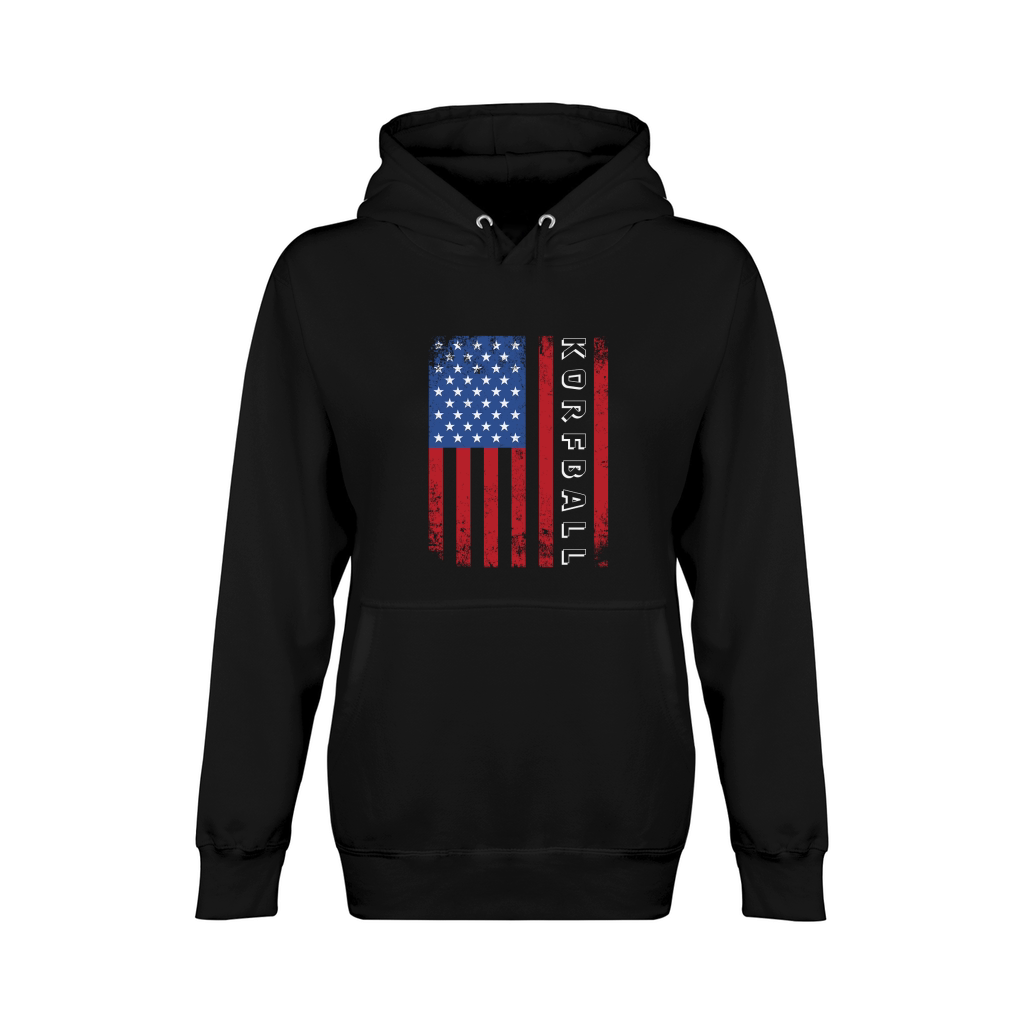 Sport Us Flag Korfball 02 Unisex Premium Pullover Hoodie
