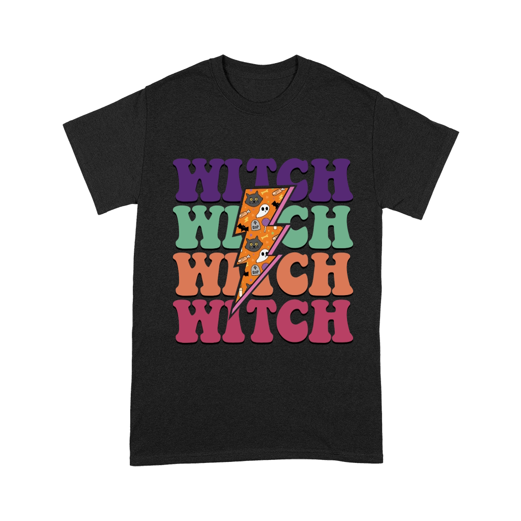 Halloween Witch Retro Groovy Vintage Unisex T-Shirt