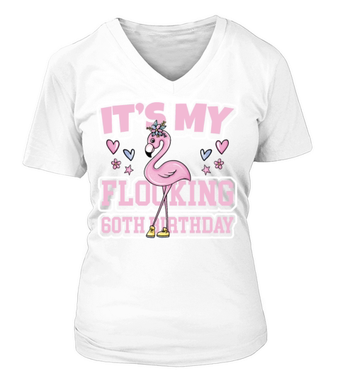 60th Birthday Woman V-neck T-Shirt Woman
