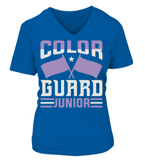 Color Guard Junior 04 V-neck T-Shirt Woman