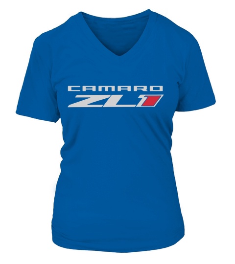 CORVETTE CAMARO ZL1 Racing Cars V-neck T-Shirt Woman