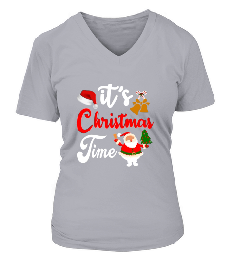 Its Christmas time 3 V-neck T-Shirt Woman