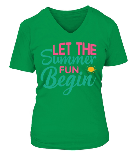 Let the summer fun begin V-neck T-Shirt Woman
