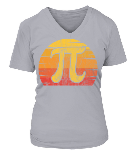 PI Day 2022 Math Lover Mathematics Retro Vintage V-neck T-Shirt Woman
