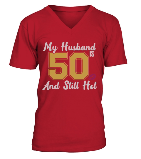 50th Birthday 50 Th Birthda V-Neck T-shirt