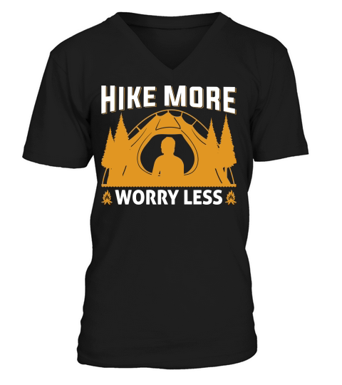 HIKE MORE WORRY LESS V-Neck T-shirt