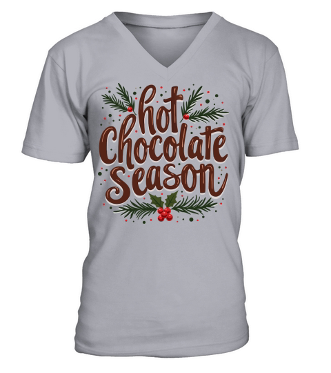 Hot Chocolate Season V-Neck T-shirt