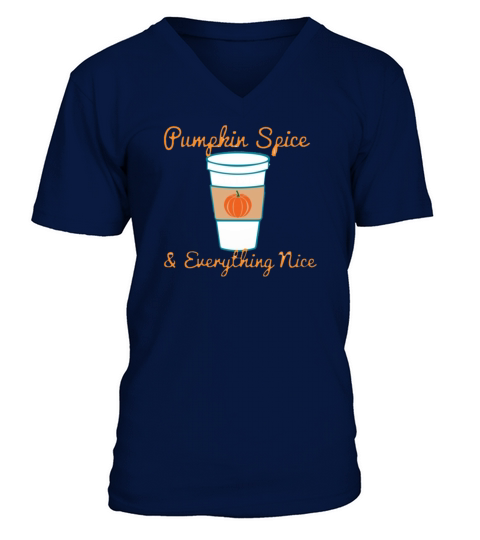 Pumpkin spice V-Neck T-shirt