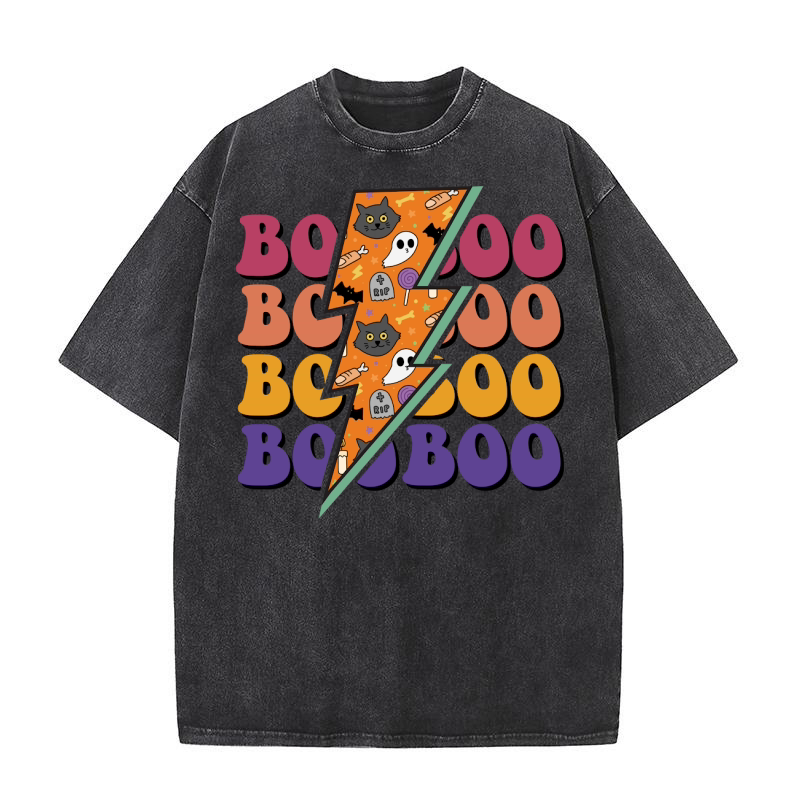 Booboo Halloween Washed T-Shirt