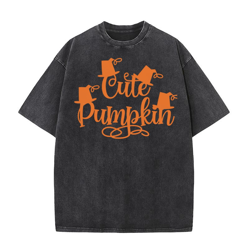 Cute pumpkin 7 Washed T-Shirt