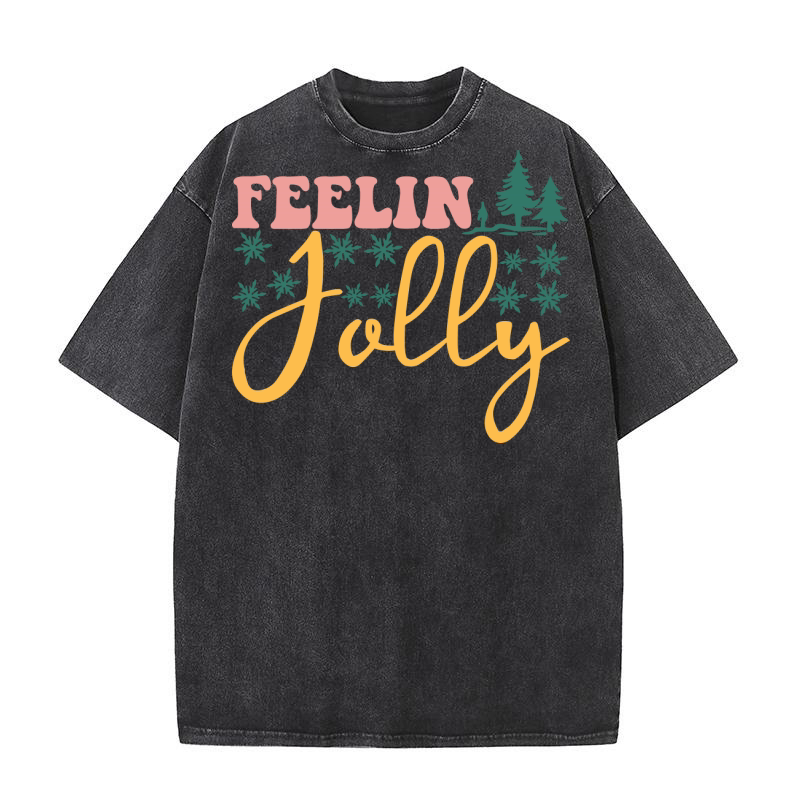 FEELIN JOLLY Washed T-Shirt