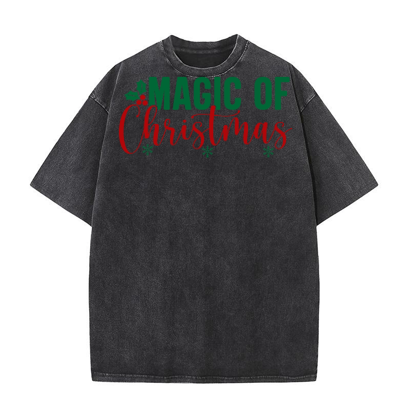 Magic of christmas Washed T-Shirt