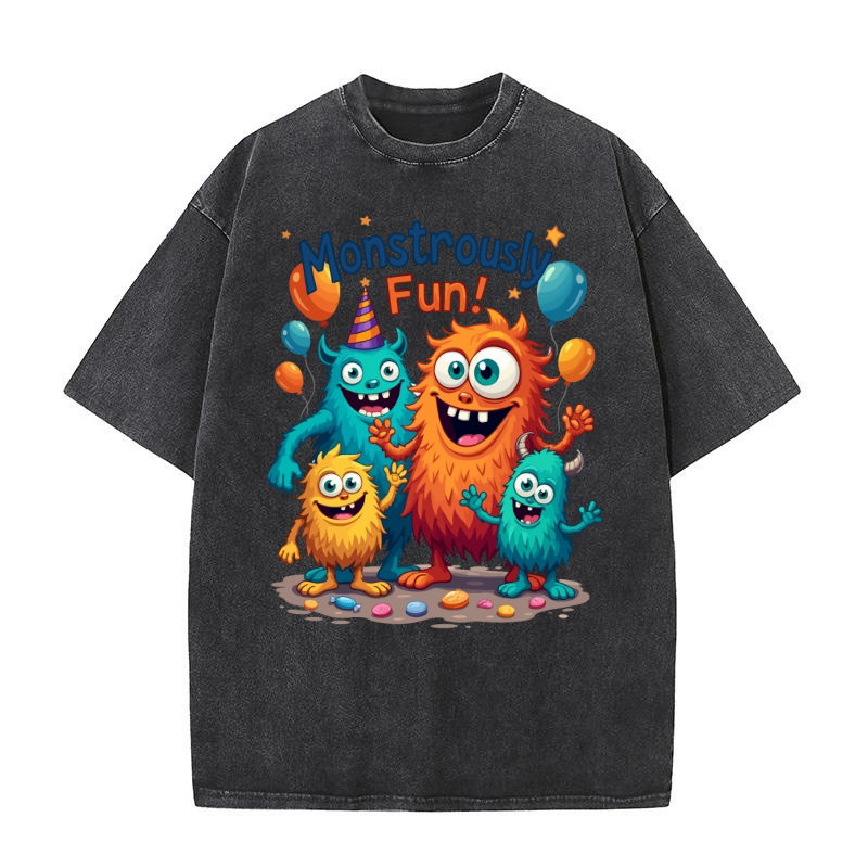Monstrously fun! Washed T-Shirt