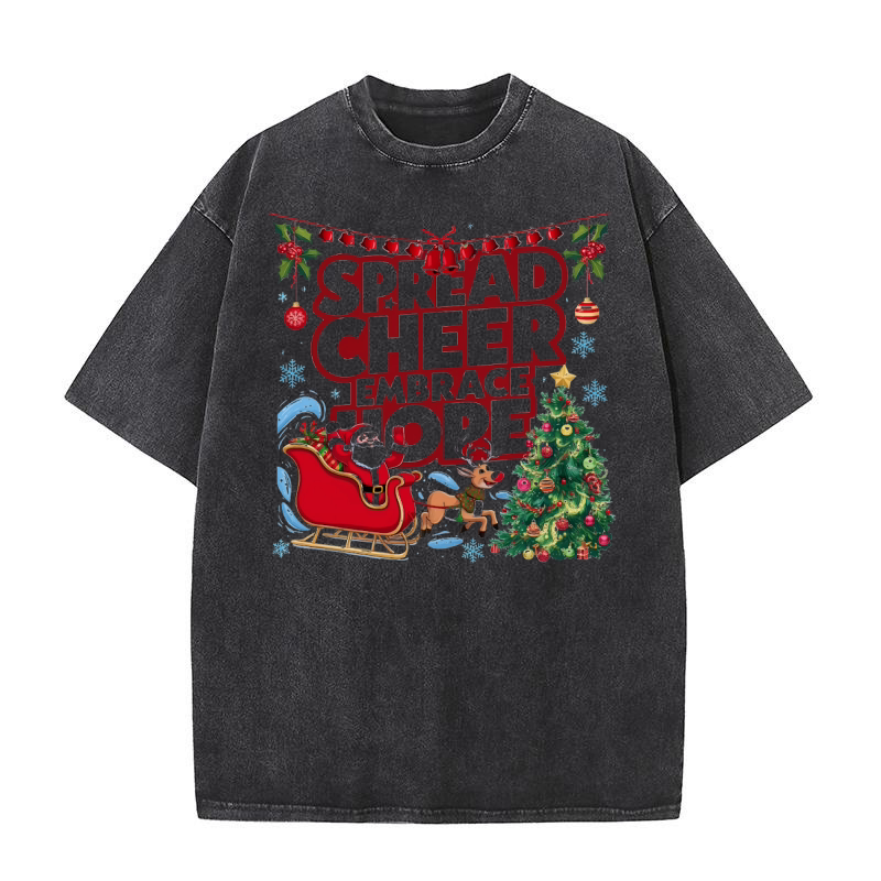 Spread Cheer Embrace Hope Washed T-Shirt