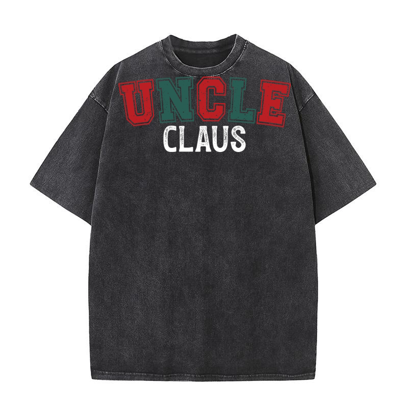 Uncle Claus white Washed T-Shirt