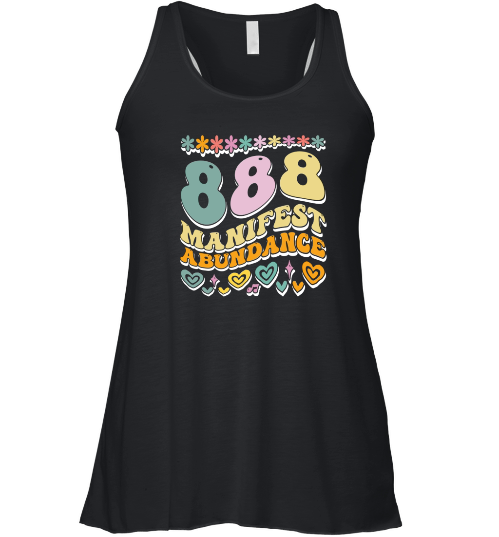888 manifest abundance Women's Flowy Tank Top