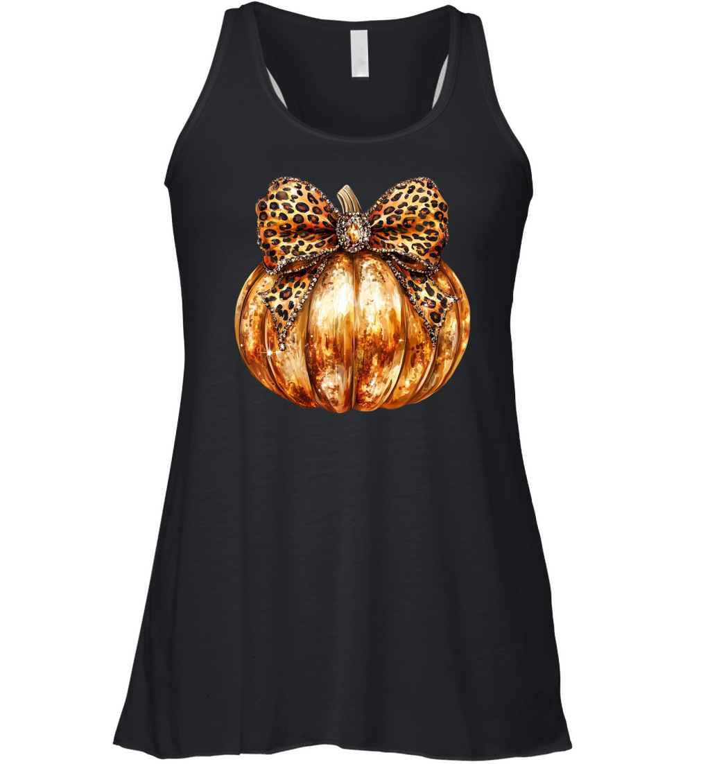 chino bow pumpkin 9 Women's Flowy Tank Top