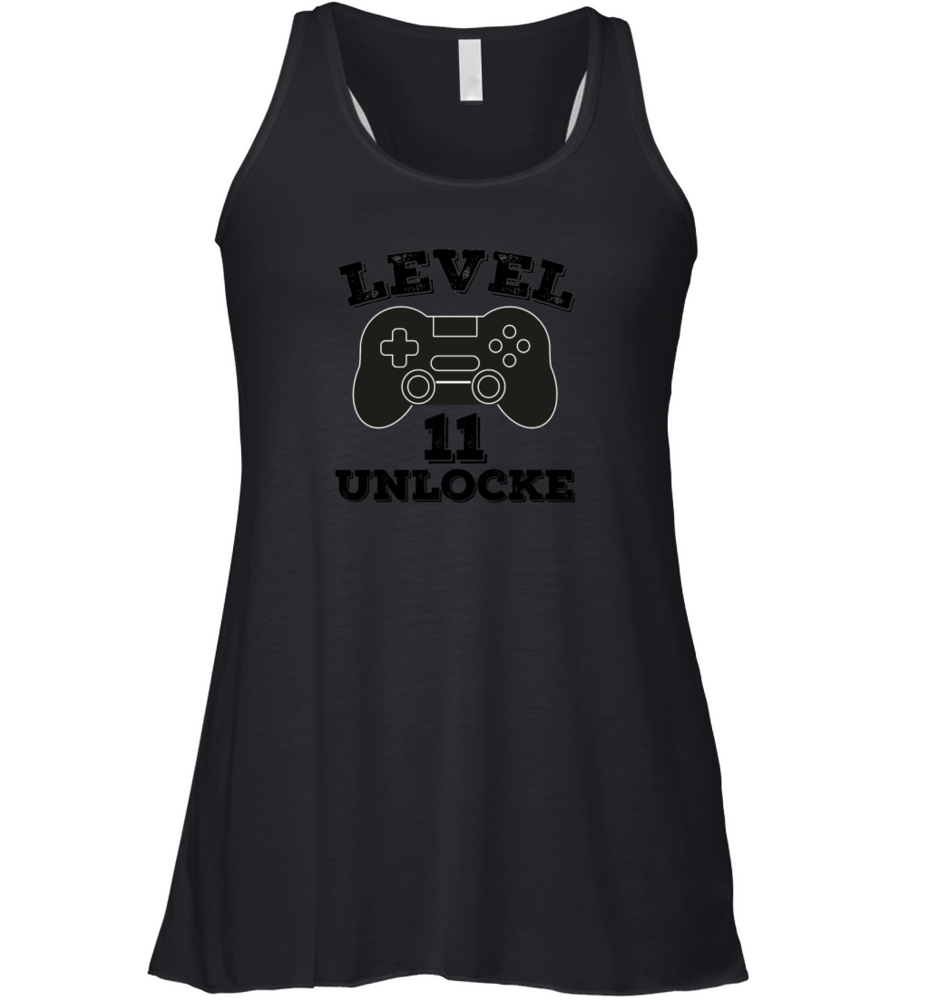 Level 11unlocked - 11th birthday gift Women's Flowy Tank Top