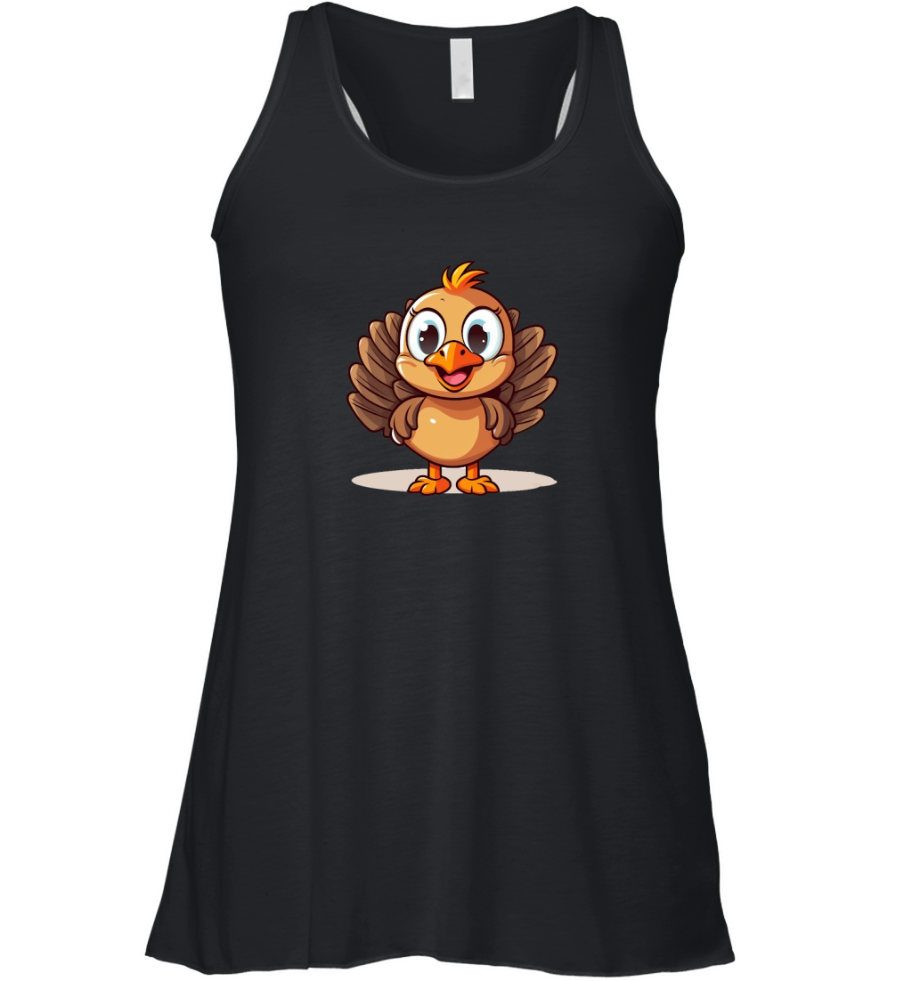Thanksgiving Funny Turkey 12 Women's Flowy Tank Top