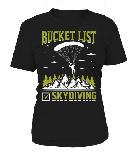 Bucket list skydiving 03 Women's T-Shirt