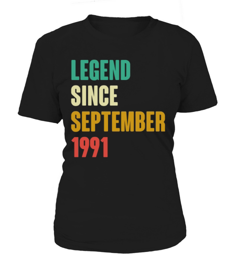 September 1991 31st Birthday 31 Years Old Bday Gi Women's T-Shirt