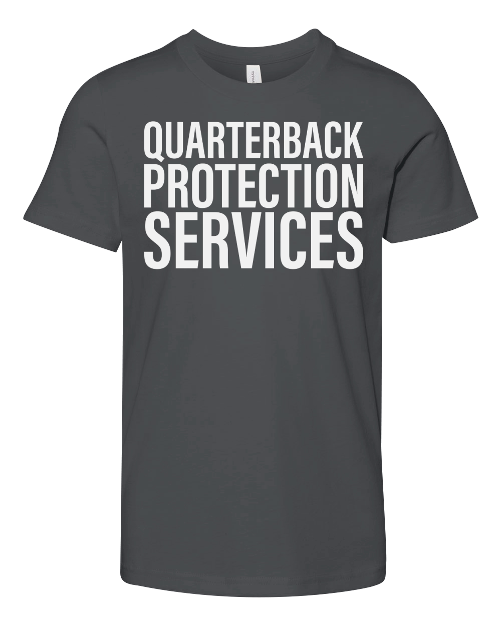 Quarterback Protection Services Youth Unisex Jersey Tee