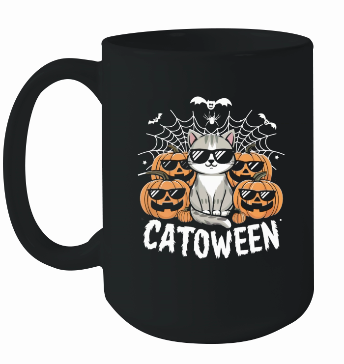 409. catoween Ceramic Mug