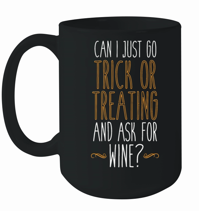 Trick or Treat For Wine Ceramic Mug