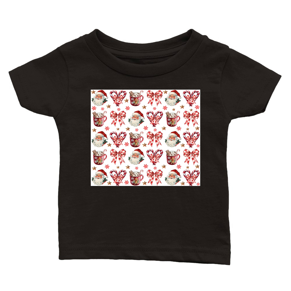 20oz Christmas001 Straight Classic Baby Crewneck T-shirt