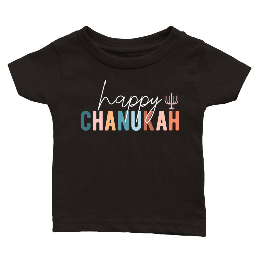 Happy Chanukah Classic Baby Crewneck T-shirt